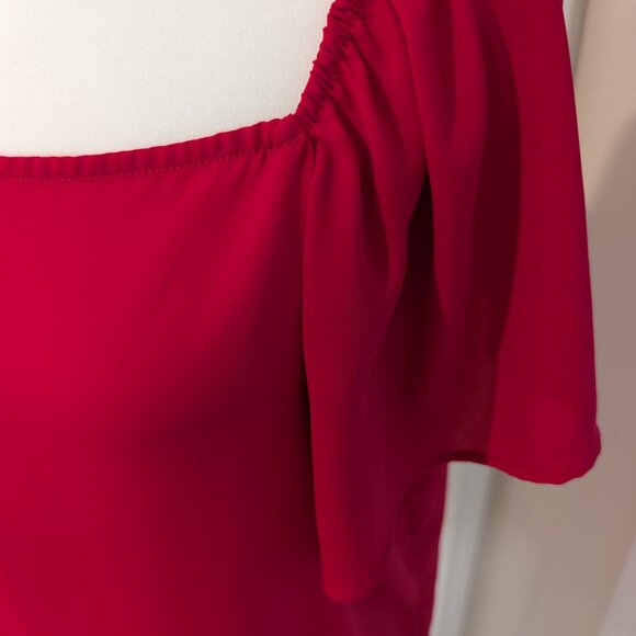 Ann Taylor flutter Sleeve Top - Picture 6 of 7